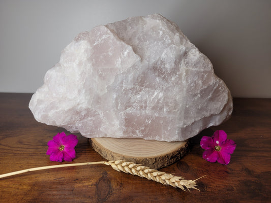 Pierre Brute Quartz Rose Brésil (4820g) – Pièce Unique