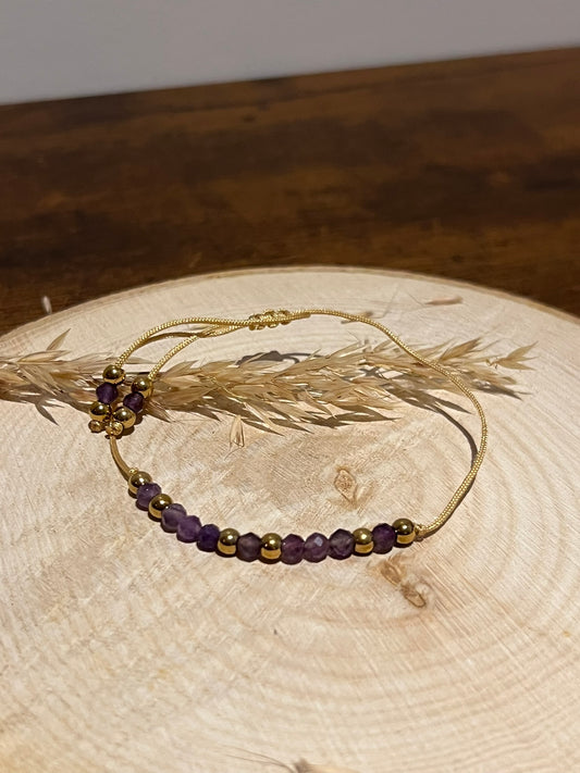 Bracelet Murmure - Améthyste
