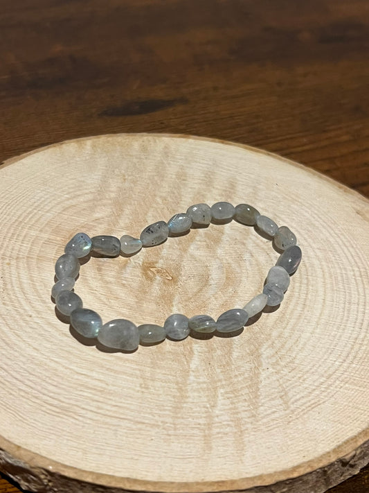 Bracelet Pierres Roulées - Labradorite